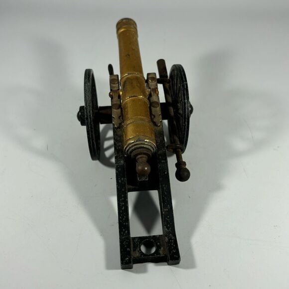 Vintage GP382 Toy Cast Iron Brass‎ Cap Cannon Made in Italy - Picture 4 of 7